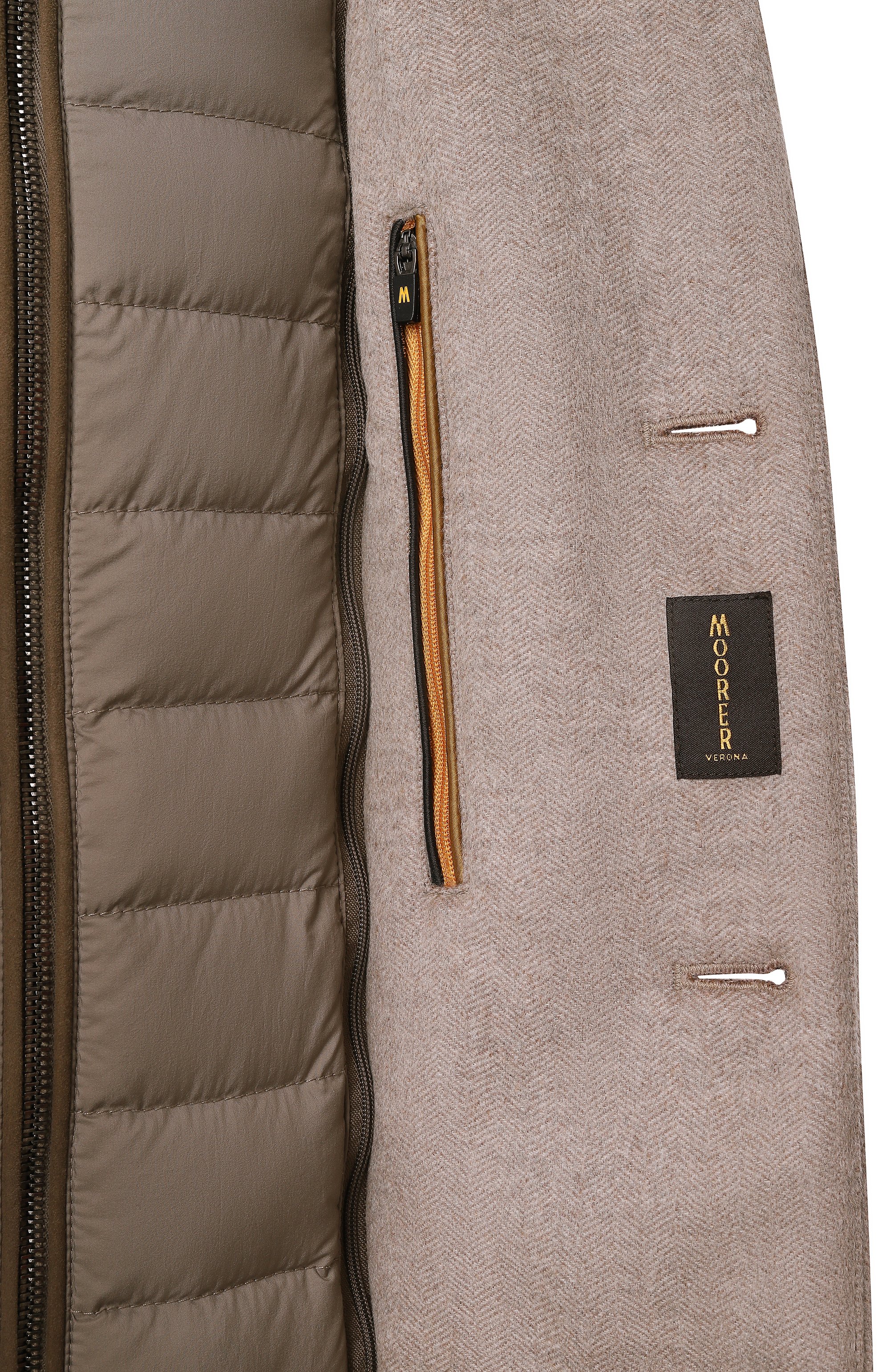 Кашемировый пуховик dalton-dtb с отделкой из норки MOORER, арт. DALT0N/DTB, фото 7