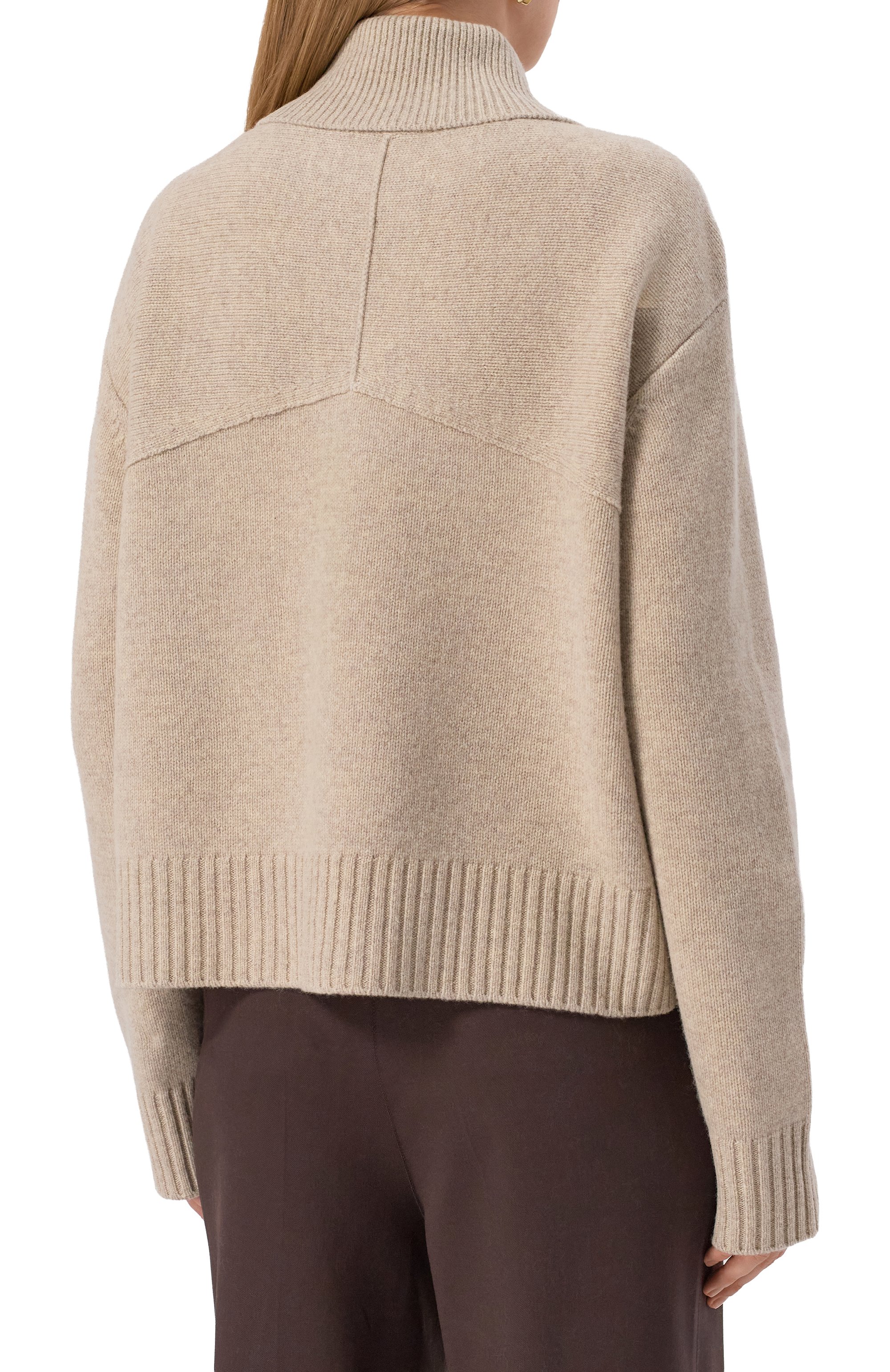 Шерстяной кардиган CLOSED бежевого цвета по цене 38650 руб., арт. C96414-920-22, фото 4 Шерстяной кардиган CLOSED, арт. C96414-920-22, фото 4