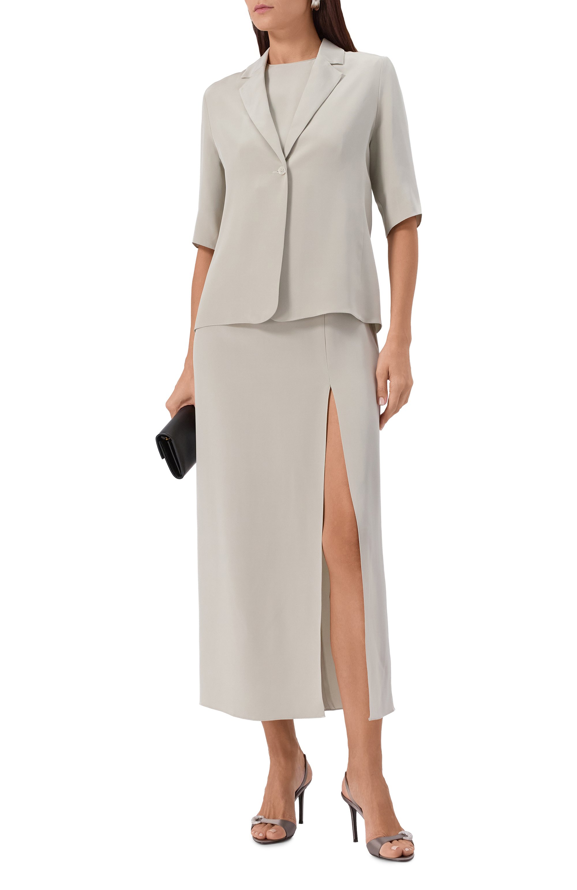 Шелковая блузка 12 STOREEZ, арт. 133936, фото 2