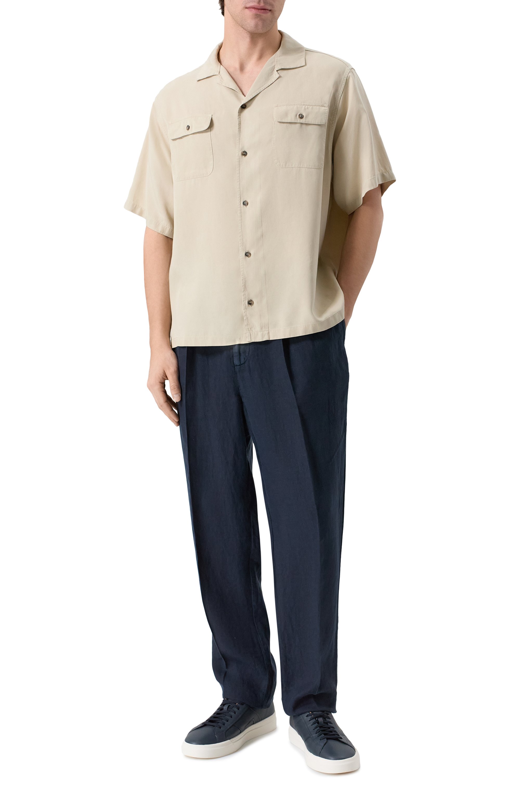 Рубашка из лиоцелла PAUL&SHARK, арт. 26413327, фото 2