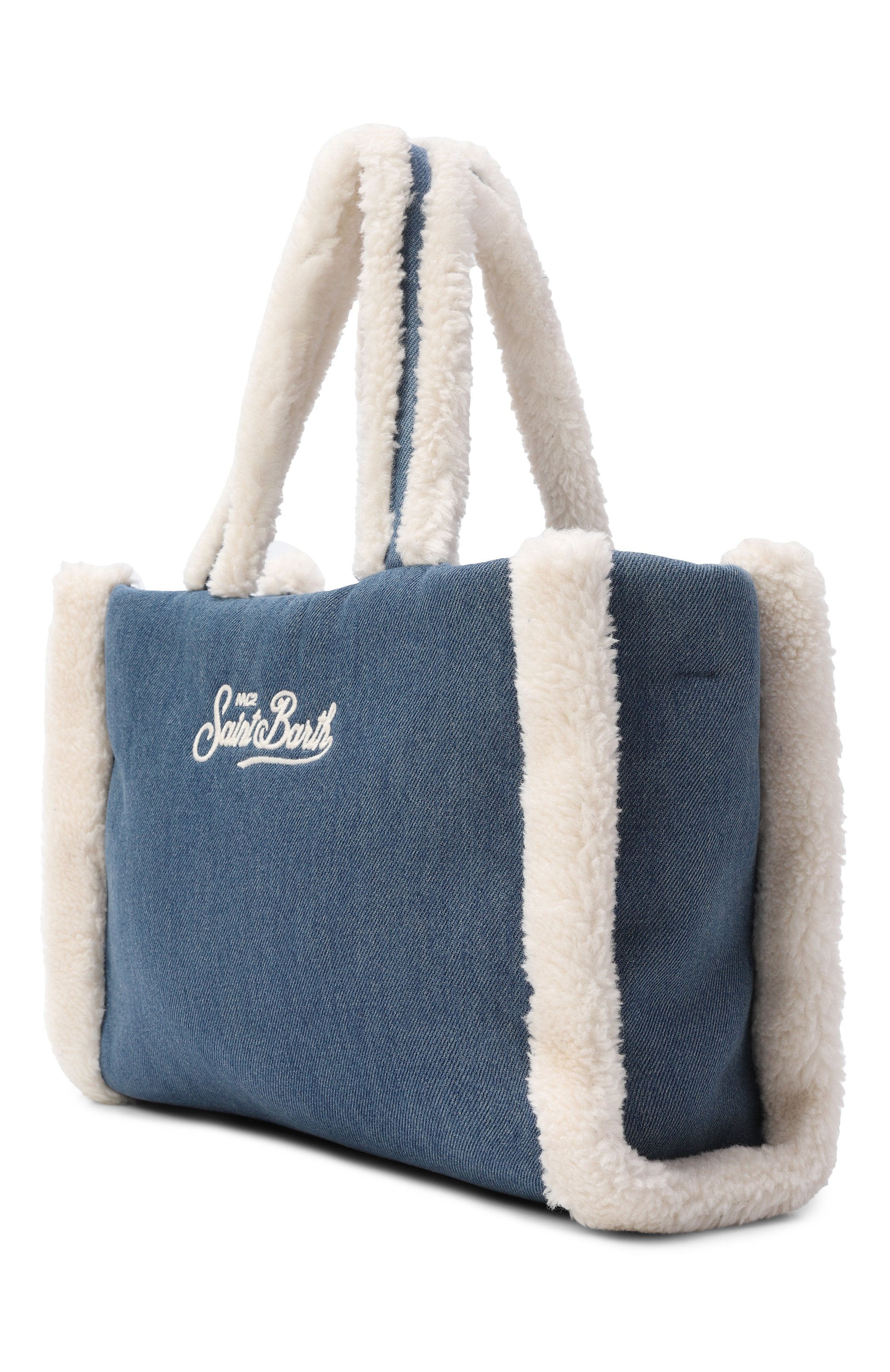 Сумка MC2 SAINT BARTH тёмно-голубого цвета по цене 20600 руб., арт. C0L0031-01473I/C0LETTE SHEARLING, фото 2 Сумка MC2 SAINT BARTH, арт. C0L0031-01473I/C0LETTE SHEARLING, фото 2