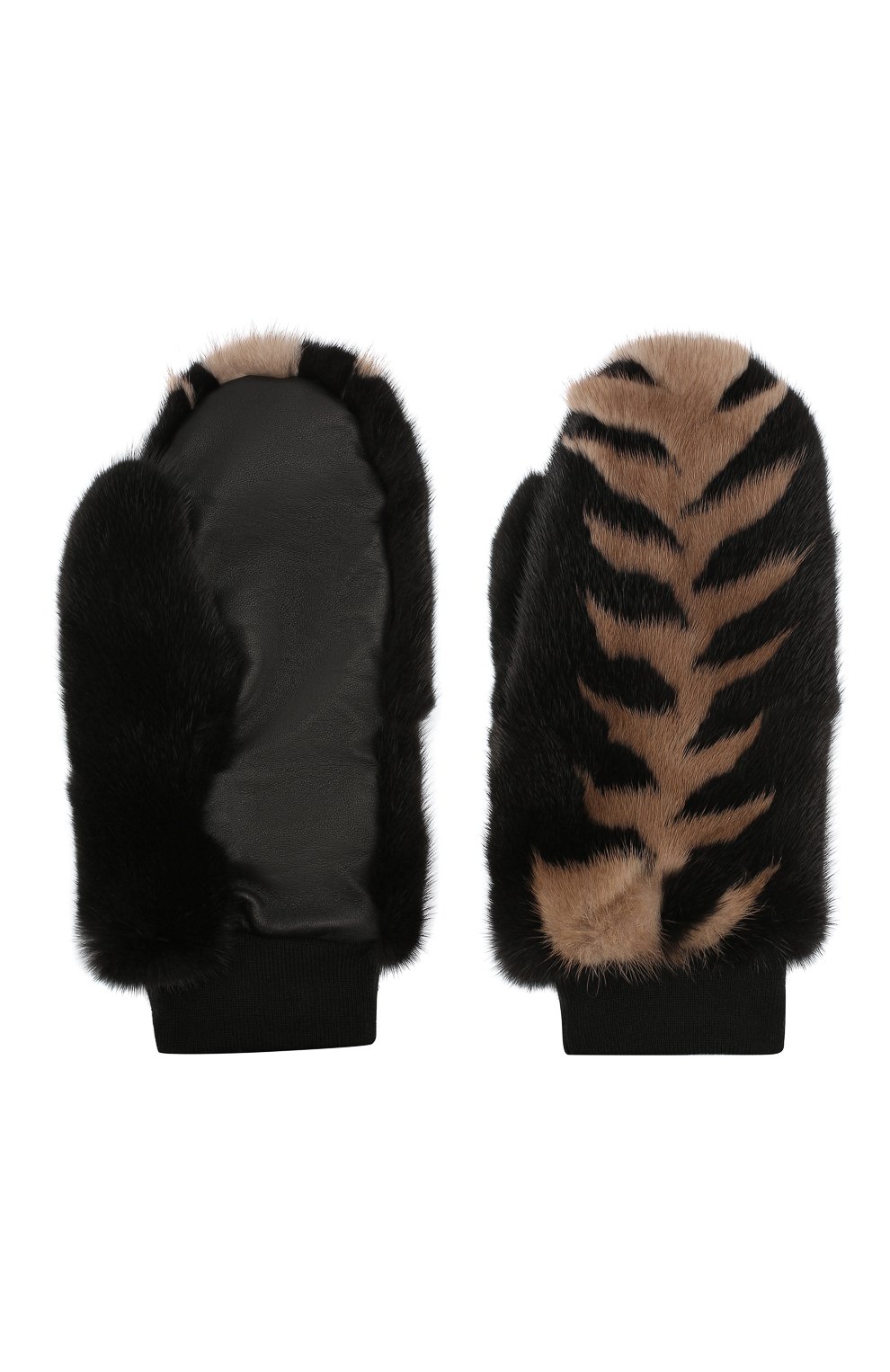 Варежки из меха норки FURLAND черного цвета по цене 33000 руб., арт. 0063902110131600993, фото 2 Варежки из меха норки FURLAND, арт. 0063902110131600993, фото 2