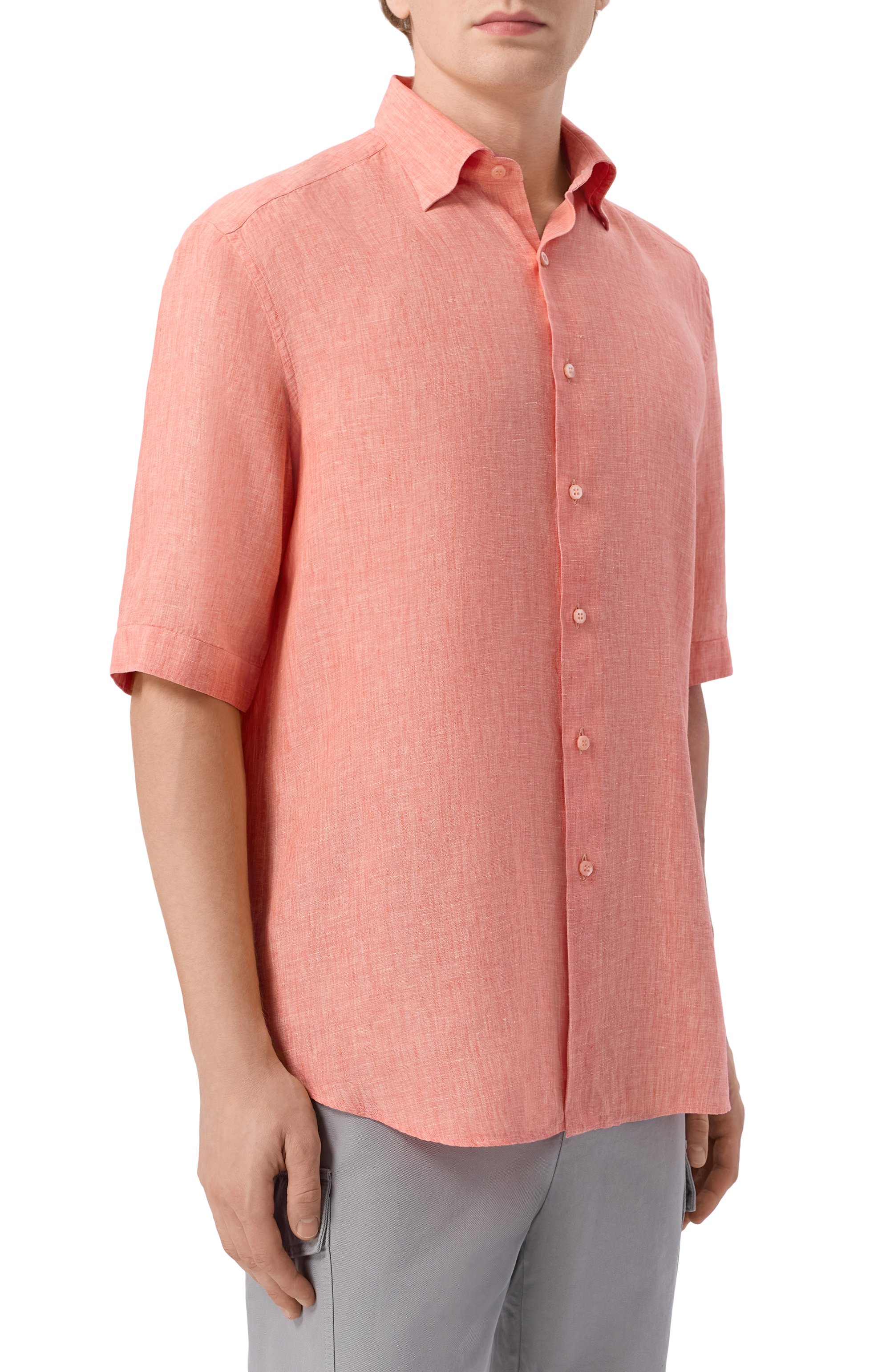 Льняная рубашка STEFANO RICCI, арт. MC007892/BX2922, фото 3