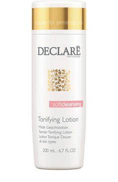 Мягкий очищающий тоник tender tonifying lotion (200ml) DECLARE бесцветного цвета, арт. 516 | Фото 1 (Материал внутренний: Не назначено; Региональные ограничения белый список (Axapta Mercury): Не проставлено; Тип продукта: Тоники; Нос: Не проставлено; Назначение: Для лица; Статус проверки: Проверена категория; Ограничения доставки: flammable)