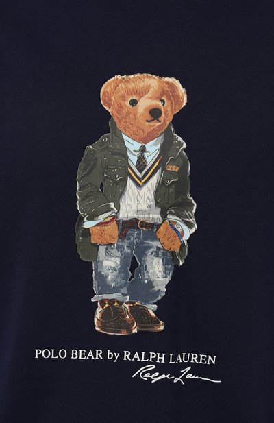 Хлопковая футболка POLO RALPH LAUREN, арт. 710854497, фото 5