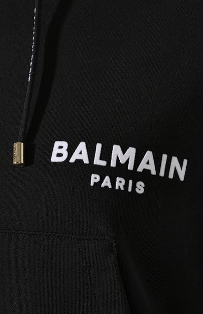 Хлопковое худи BALMAIN, арт. TF13792/I383, фото 5