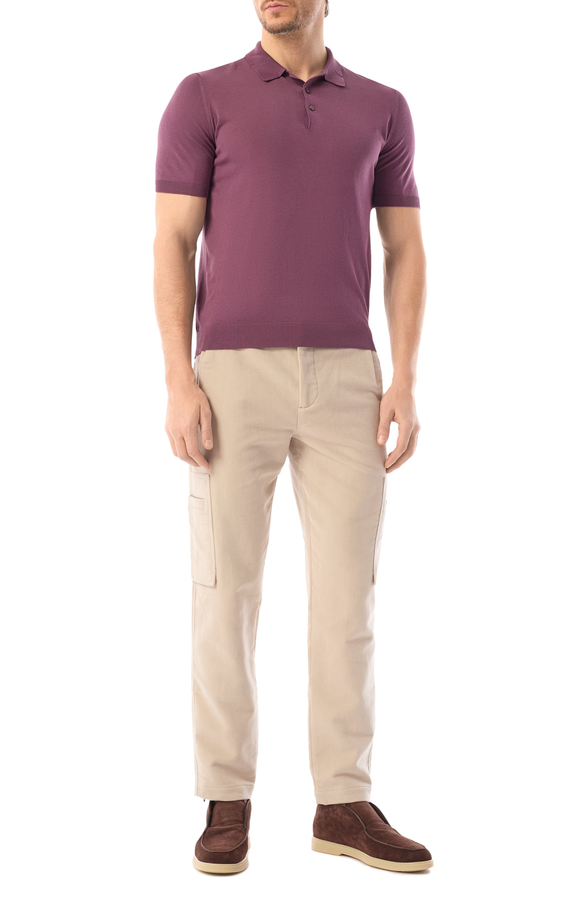 Хлопковые брюки-карго ZILLI, арт. CPPT05M010013008U, фото 2