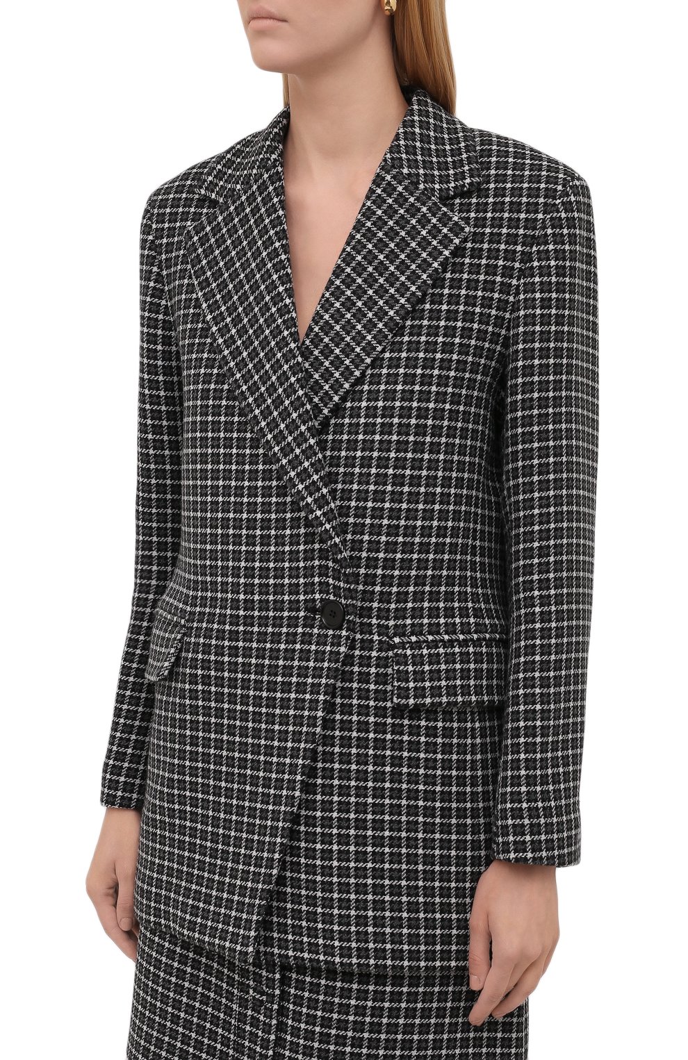 Жакет MSGM черного цвета по цене 54800 руб., арт. 3141MDG14 217617, фото 3 Жакет MSGM, арт. 3141MDG14 217617, фото 3