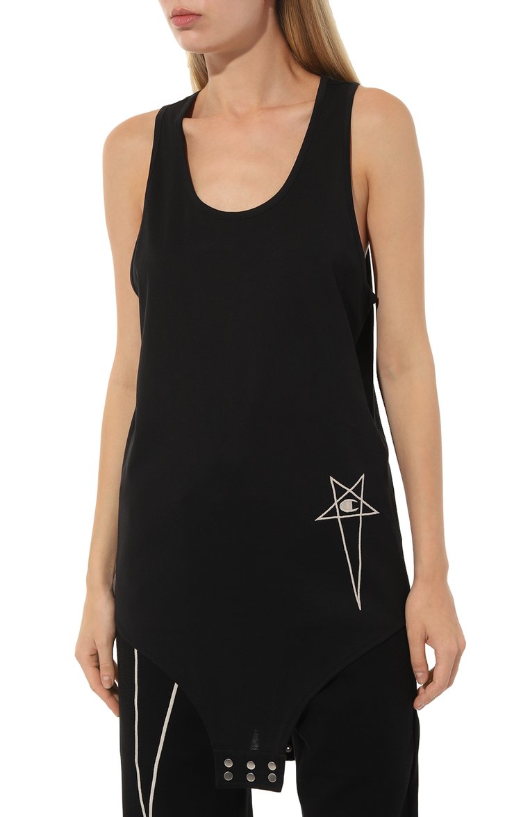 Хлопковая майка rick owens x champion RICK OWENS, арт. CW02C9233/CHJEG, фото 1