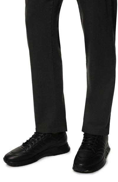 Кожаные кроссовки GIORGIO ARMANI, арт. X2X156/XN138, фото 3