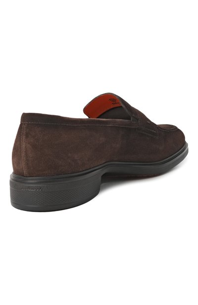 Замшевые пенни-лоферы easy SANTONI, арт. MGEG18964NEAXGEX, фото 5