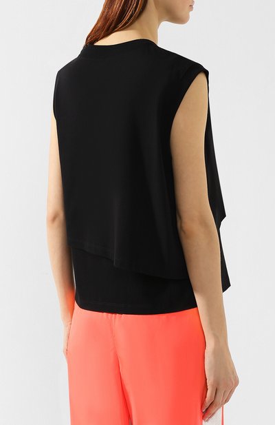 Хлопковый топ ALEXANDERWANG.T черного цвета по цене 21500 руб., арт. 4C191093, фото 4 Хлопковый топ ALEXANDERWANG.T, арт. 4C191093, фото 4