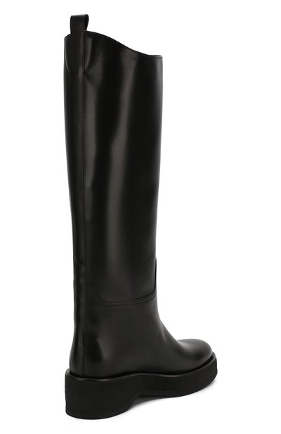 Кожаные сапоги motorbike THE ROW, арт. F1142-L52CR, фото 4