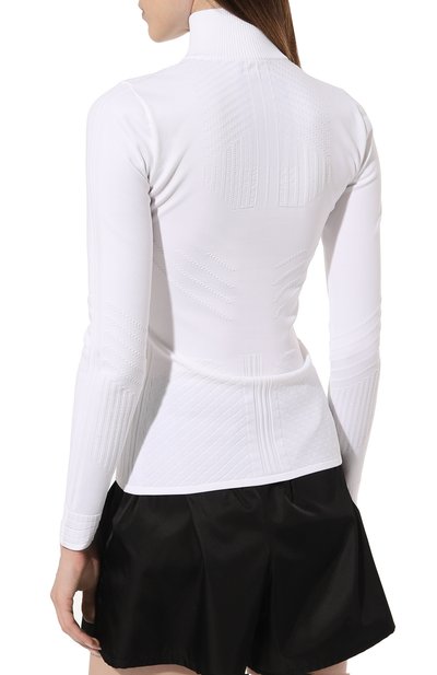 Топ prada linea rossa PRADA белого цвета по цене 150000 руб., арт. 126241-1X79-F0009-192, фото 4 Топ prada linea rossa PRADA, арт. 126241-1X79-F0009-192, фото 4