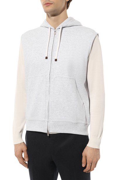 Хлопковый жилет BRUNELLO CUCINELLI, арт. M0T35B2281, фото 3