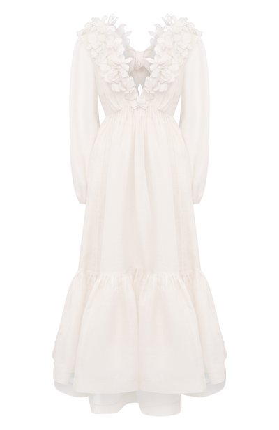 Платье из шелка и льна ZIMMERMANN, арт. 9807DAND, фото 1