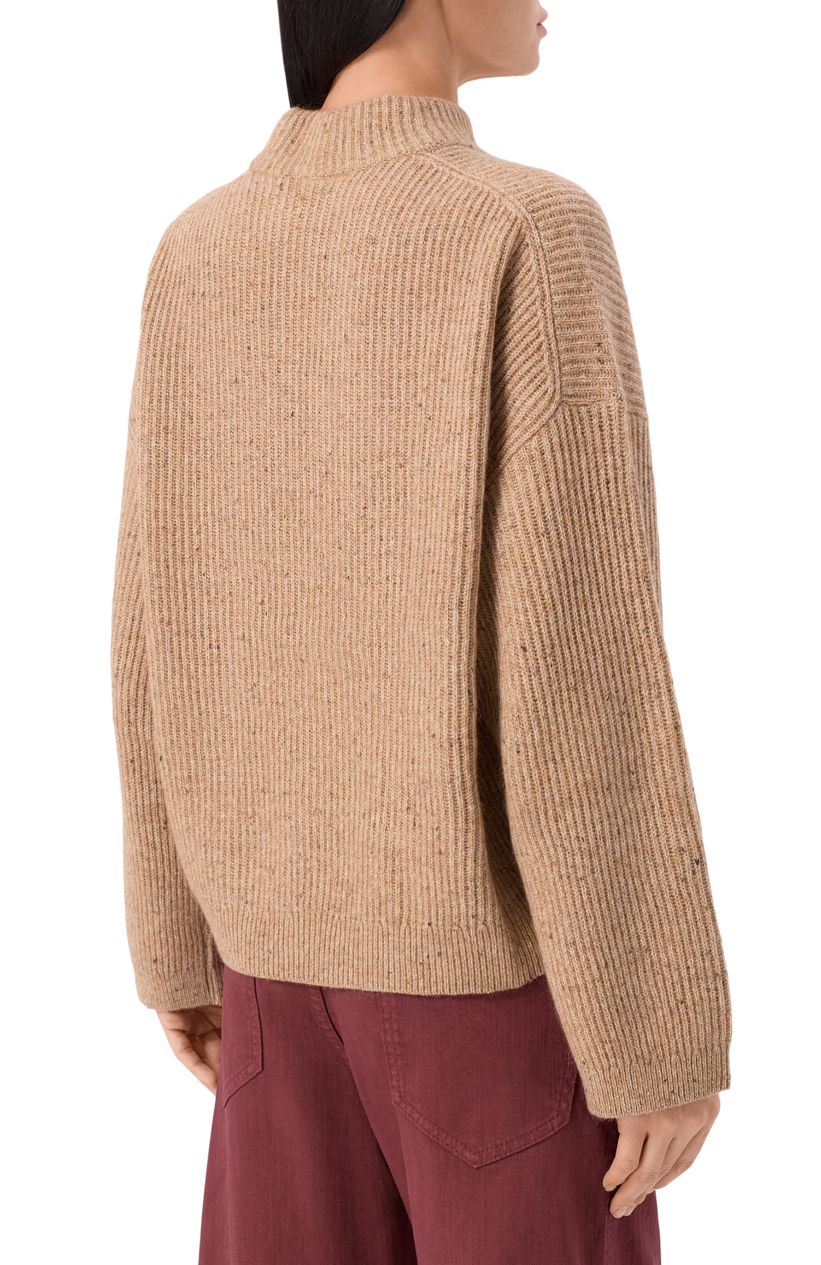Свитер из кашемира и шерсти  BRUNELLO CUCINELLI, арт. MTX755604P, фото 4
