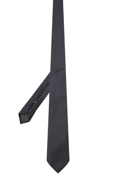 Шелковый галстук CANALI темно-синего цвета по цене 13250 руб., арт. 18/HJ03327, фото 2 Шелковый галстук CANALI, арт. 18/HJ03327, фото 2
