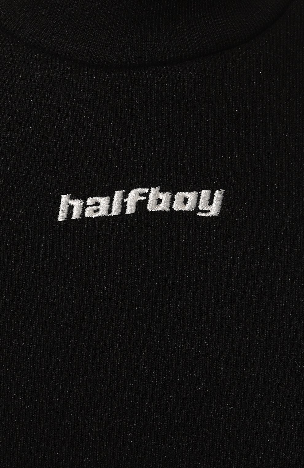 Хлопковый свитшот HALFBOY черно-белого цвета по цене 49750 руб., арт. H05WFSW264101, фото 5 Хлопковый свитшот HALFBOY, арт. H05WFSW264101, фото 5