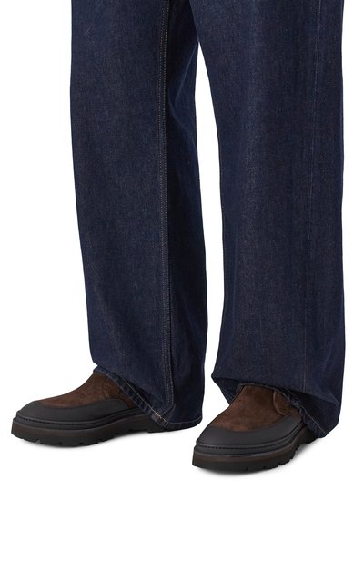 Замшевые ботинки nudd BLU BARRETT темно-коричневого цвета по цене 64500 руб., арт. NUD-13152.6, фото 3 Замшевые ботинки nudd BLU BARRETT, арт. NUD-13152.6, фото 3