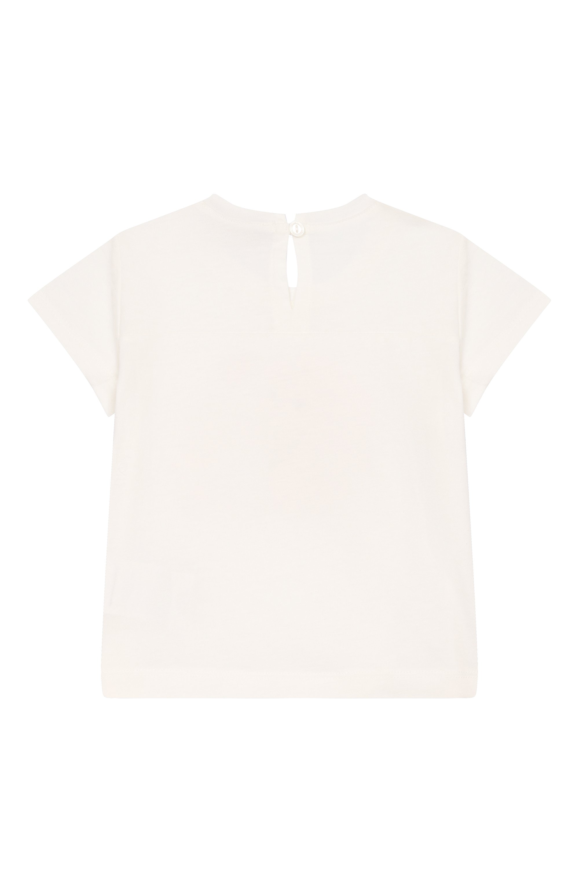 Хлопковая футболка MONNALISA, арт. 39G608, фото 2