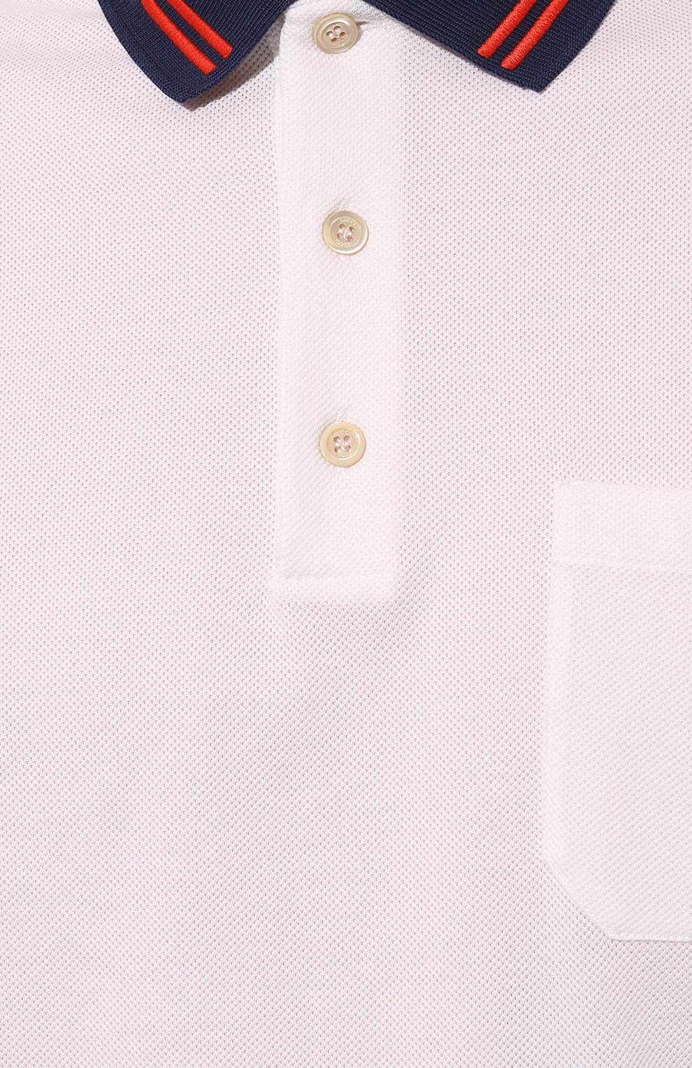 Хлопковое поло GUCCI, арт. 658067 XJDI2, фото 5