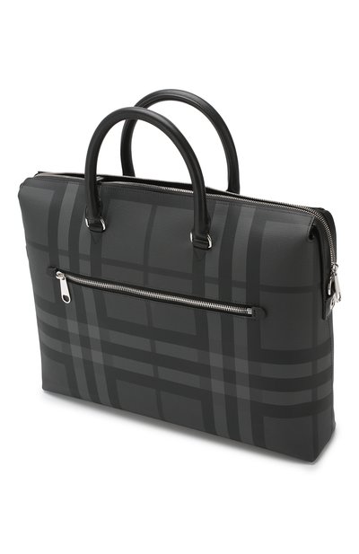 Сумка для ноутбука BURBERRY темно-серого цвета по цене 176500 руб., арт. 8005151, фото 4 Сумка для ноутбука BURBERRY, арт. 8005151, фото 4