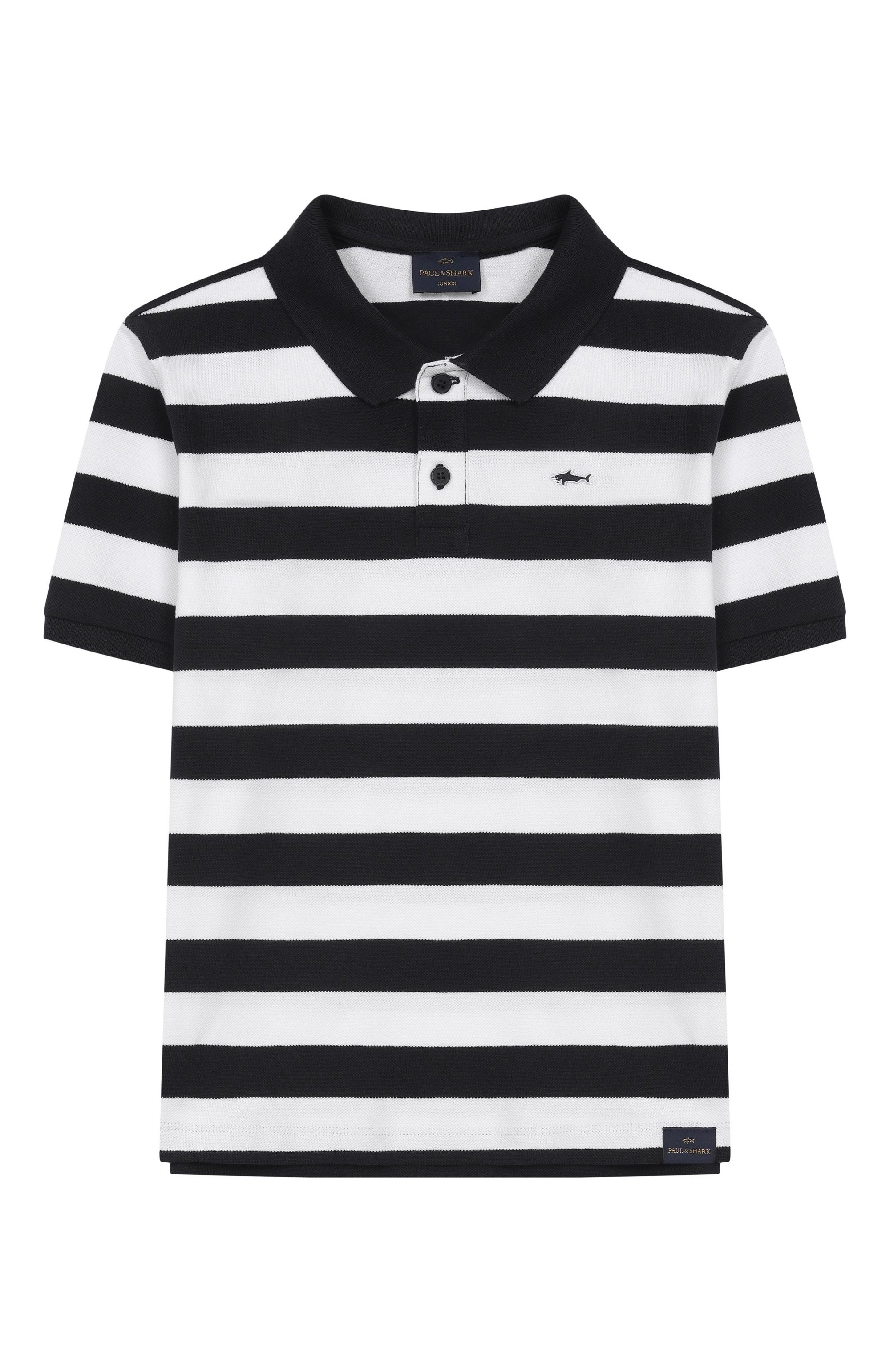 Хлопковое поло PAUL & SHARK JUNIOR, арт. WUM00B/LEB04/6A-8A, фото 1