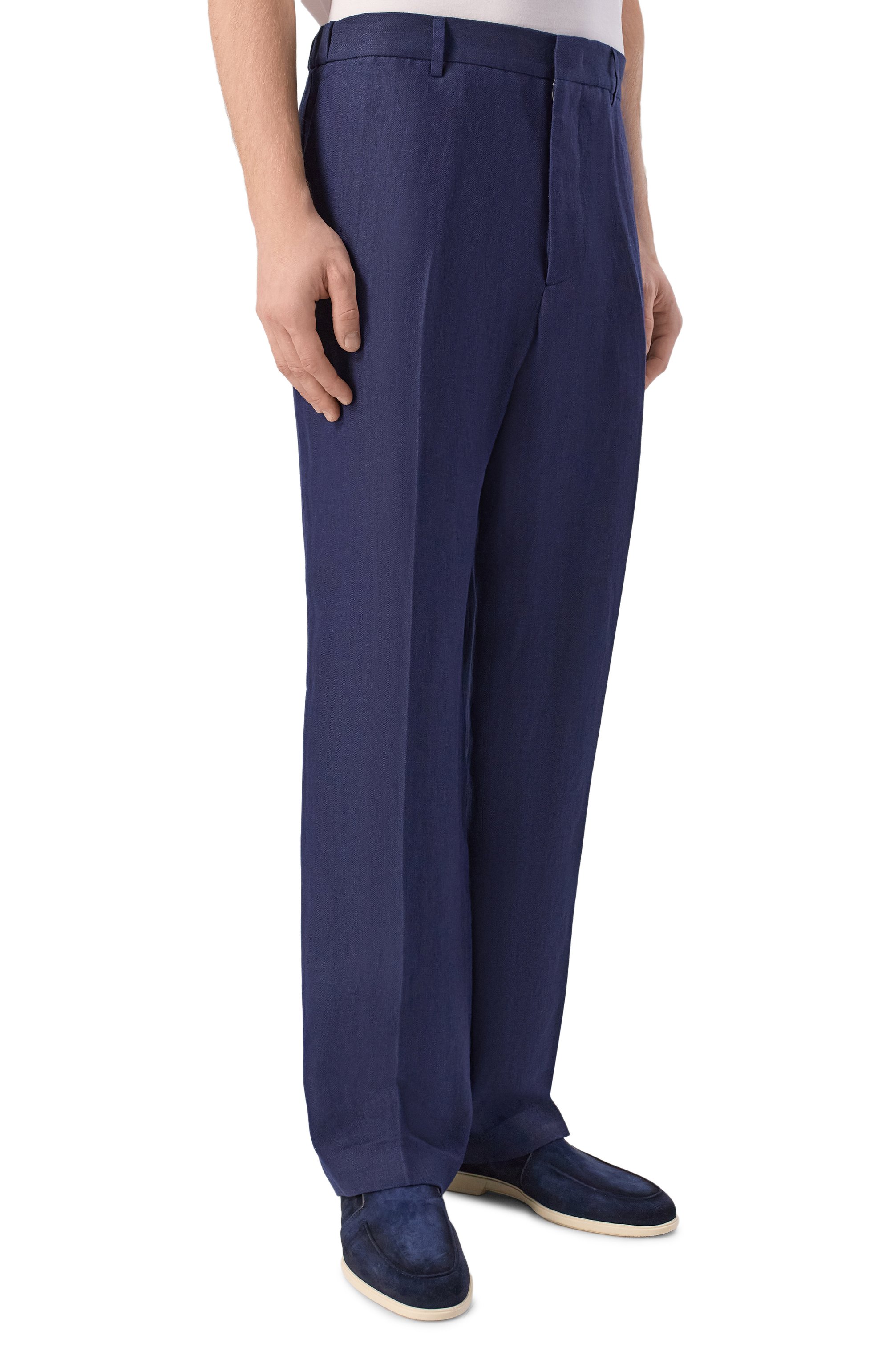 Льняные брюки ANDREA CAMPAGNA, арт. LUCAN0 ELAX/AN1801, фото 3