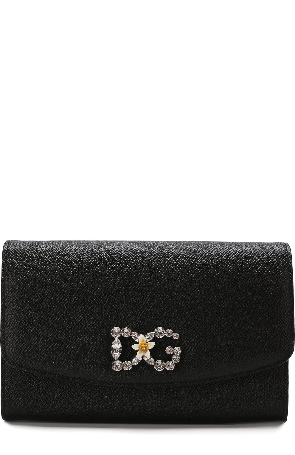 Кожаный клатч на цепочке DOLCE & GABBANA, арт. BI1028/AU771, фото 1