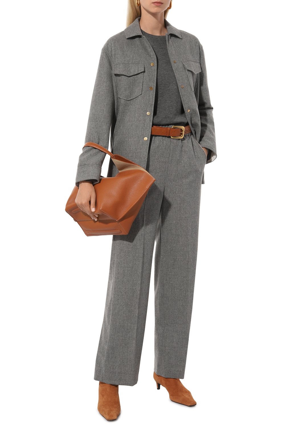 Шерстяные брюки LORENA ANTONIAZZI, арт. A2450PA31A/4010, фото 2