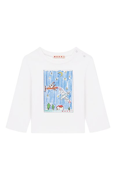 Хлопковый лонгслив MARNI, арт. M01908/M00SG