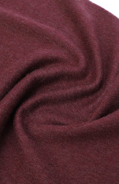 Кашемировый шарф CORNELIANI бордового цвета по цене 66500 руб., арт. 28B344/2A29029, фото 3 Кашемировый шарф CORNELIANI, арт. 28B344/2A29029, фото 3