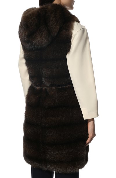 Жилет из меха соболя VALENTINO, арт. SF3FC2583AF, фото 4