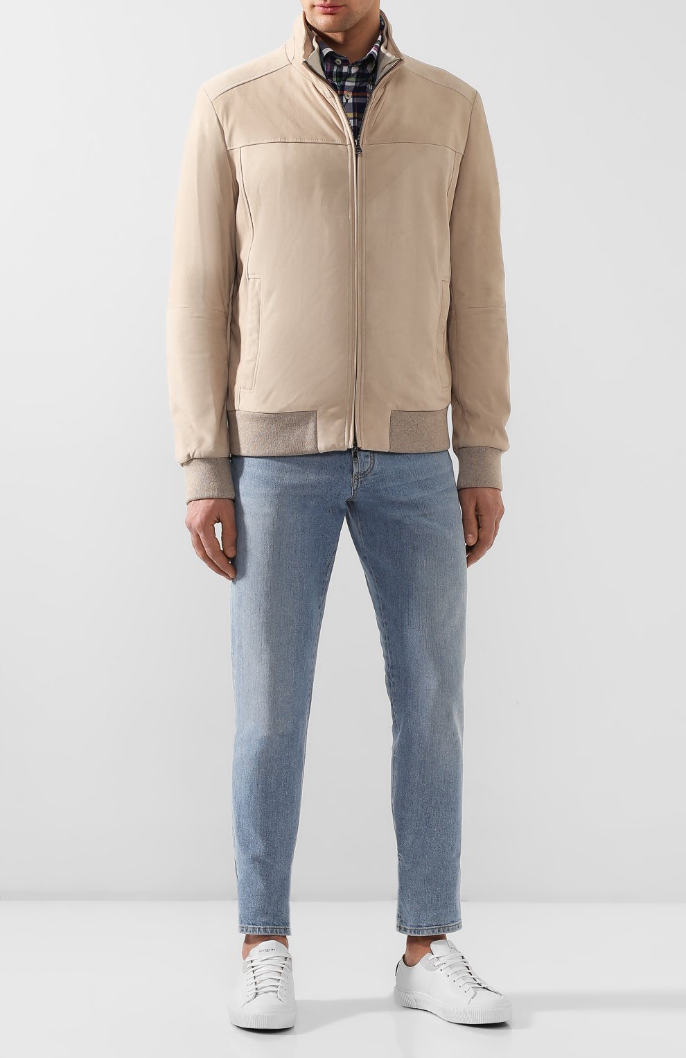 Замшевый бомбер PAUL&SHARK, арт. P20P2493, фото 2