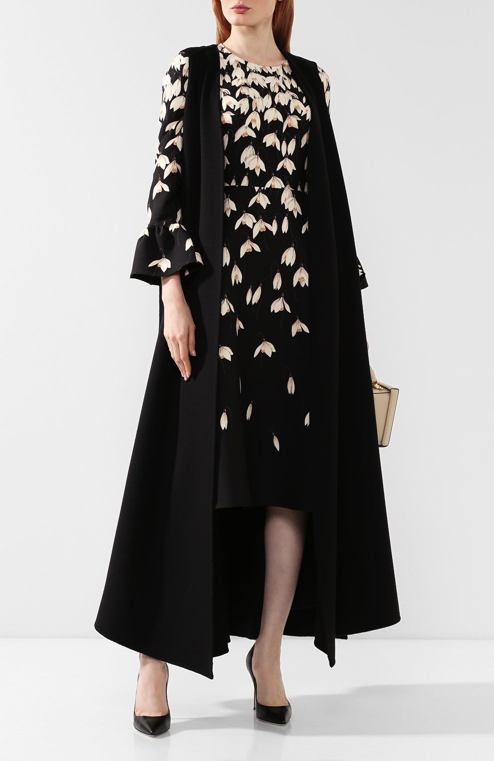 Накидка из смеси шерсти и кашемира VALENTINO, арт. RB0CG1662UQ, фото 2
