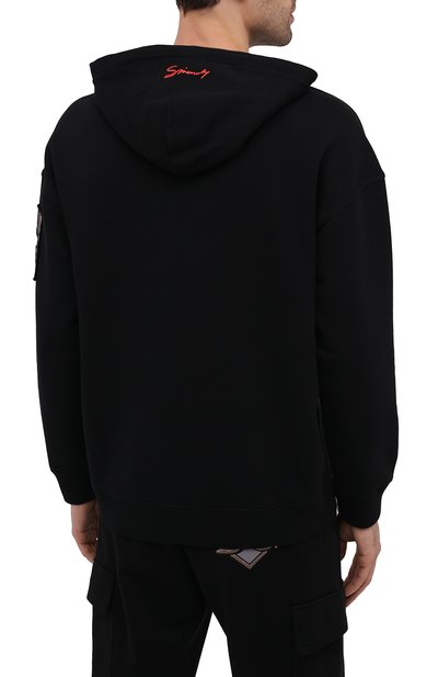 Хлопковое худи GIVENCHY, арт. BMJ08V30AF, фото 4