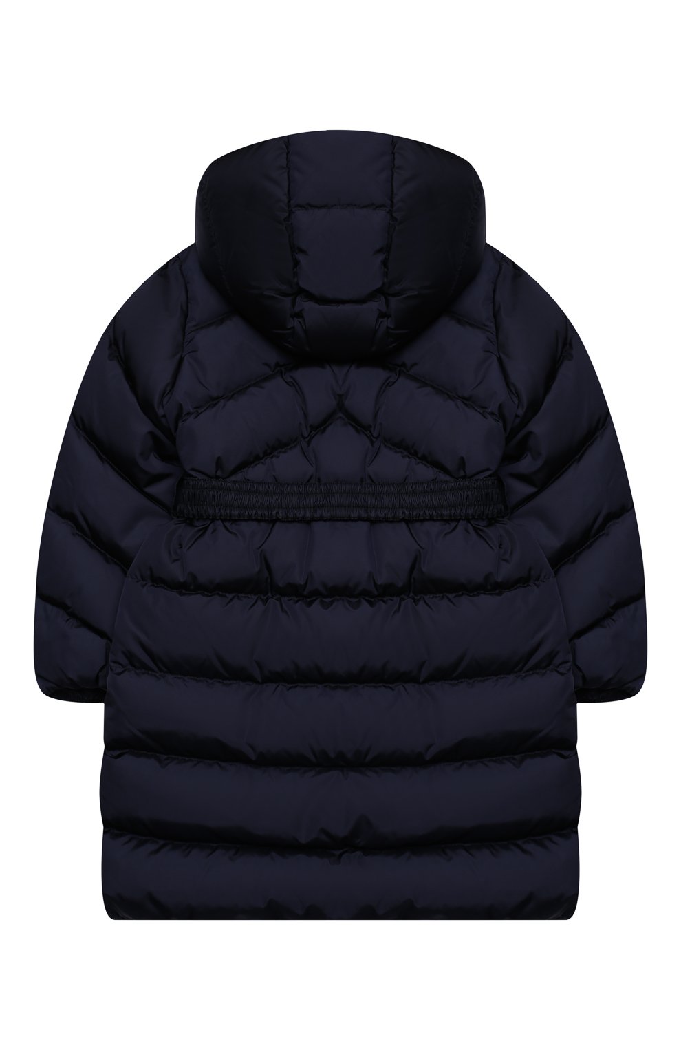Пуховое пальто MONCLER темно-синего цвета по цене 72950 руб., арт. F2-954-1C509-10-C0068/4-6A, фото 2 Пуховое пальто MONCLER, арт. F2-954-1C509-10-C0068/4-6A, фото 2