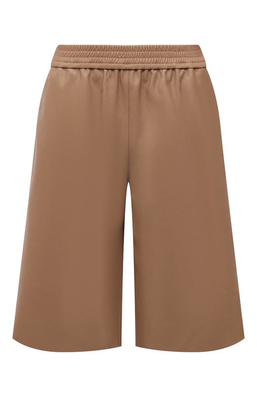 

Кожаные шорты DROMe, Бежевый