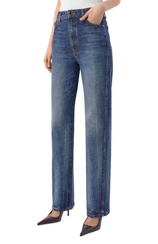 Джинсы Daniella Khaite 1032916006/W916 Синий  1032916006/W916 Фото 3