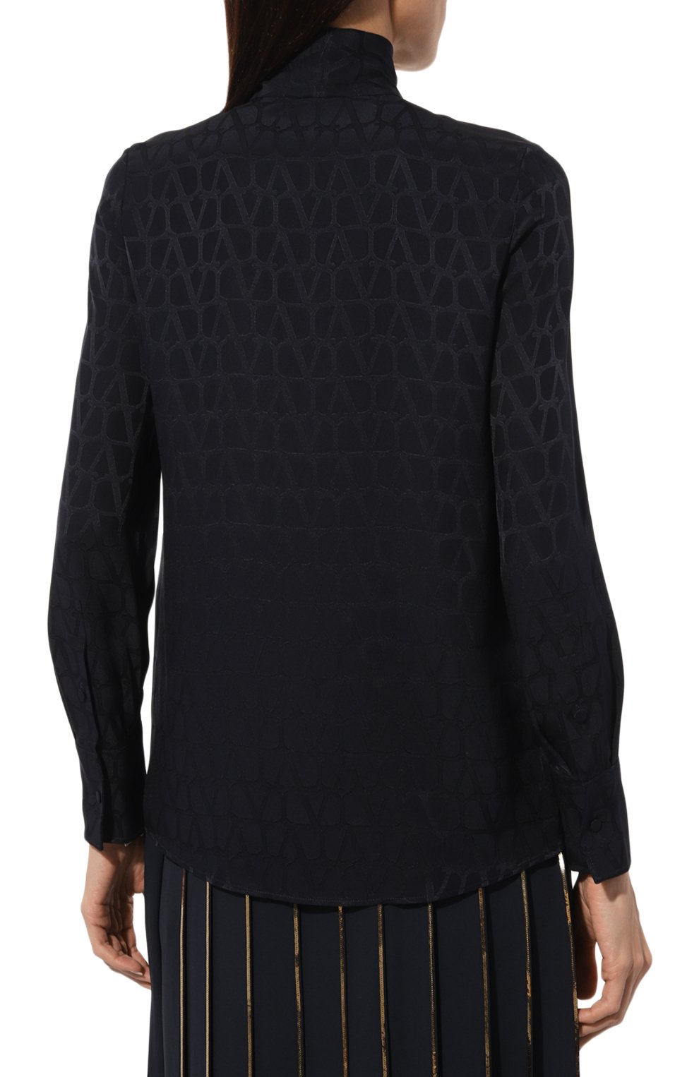 Шелковая блузка VALENTINO, арт. 5B3AB5T77TK, фото 4