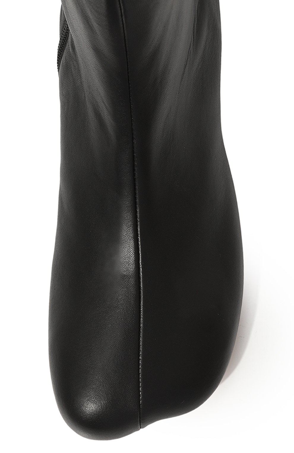 Кожаные сапоги MM6 черного цвета по цене 59150 руб., арт. S59WU0237/P3628, фото 6 Кожаные сапоги MM6, арт. S59WU0237/P3628, фото 6
