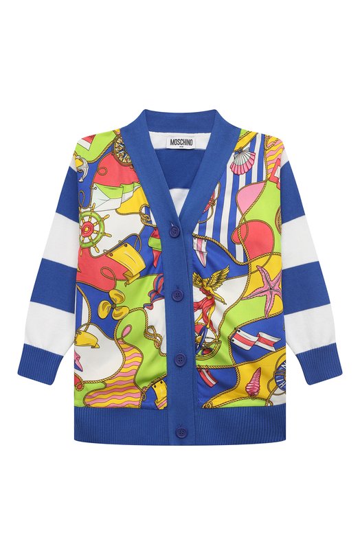 

Хлопковый кардиган Moschino, Разноцветный