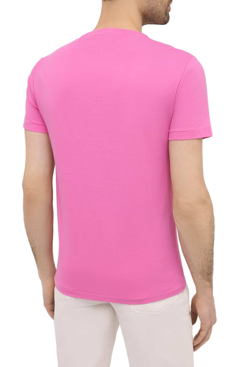Хлопковая футболка POLO RALPH LAUREN, арт. 710671438, фото 4