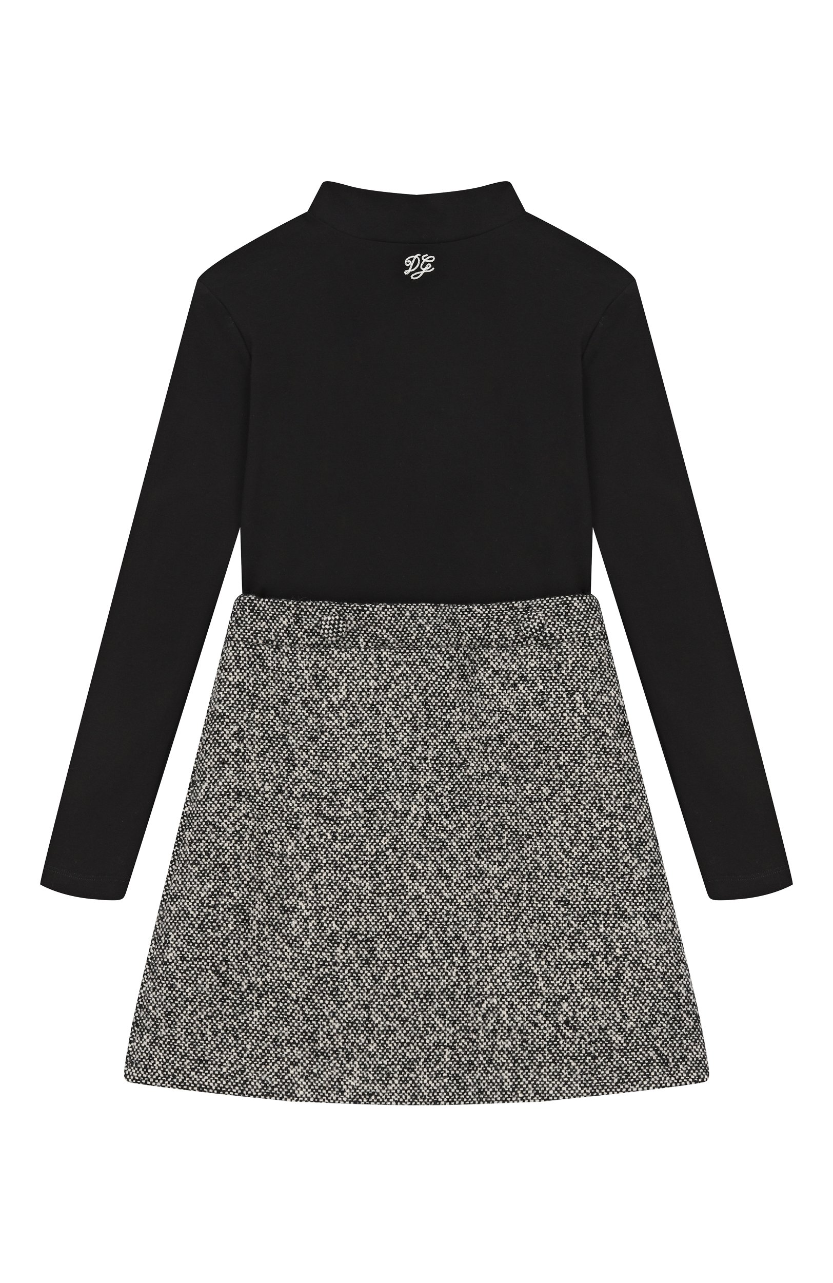 Платье из хлопка и шерсти DOLCE & GABBANA, арт. L5JDBP/G7Q5G, фото 1