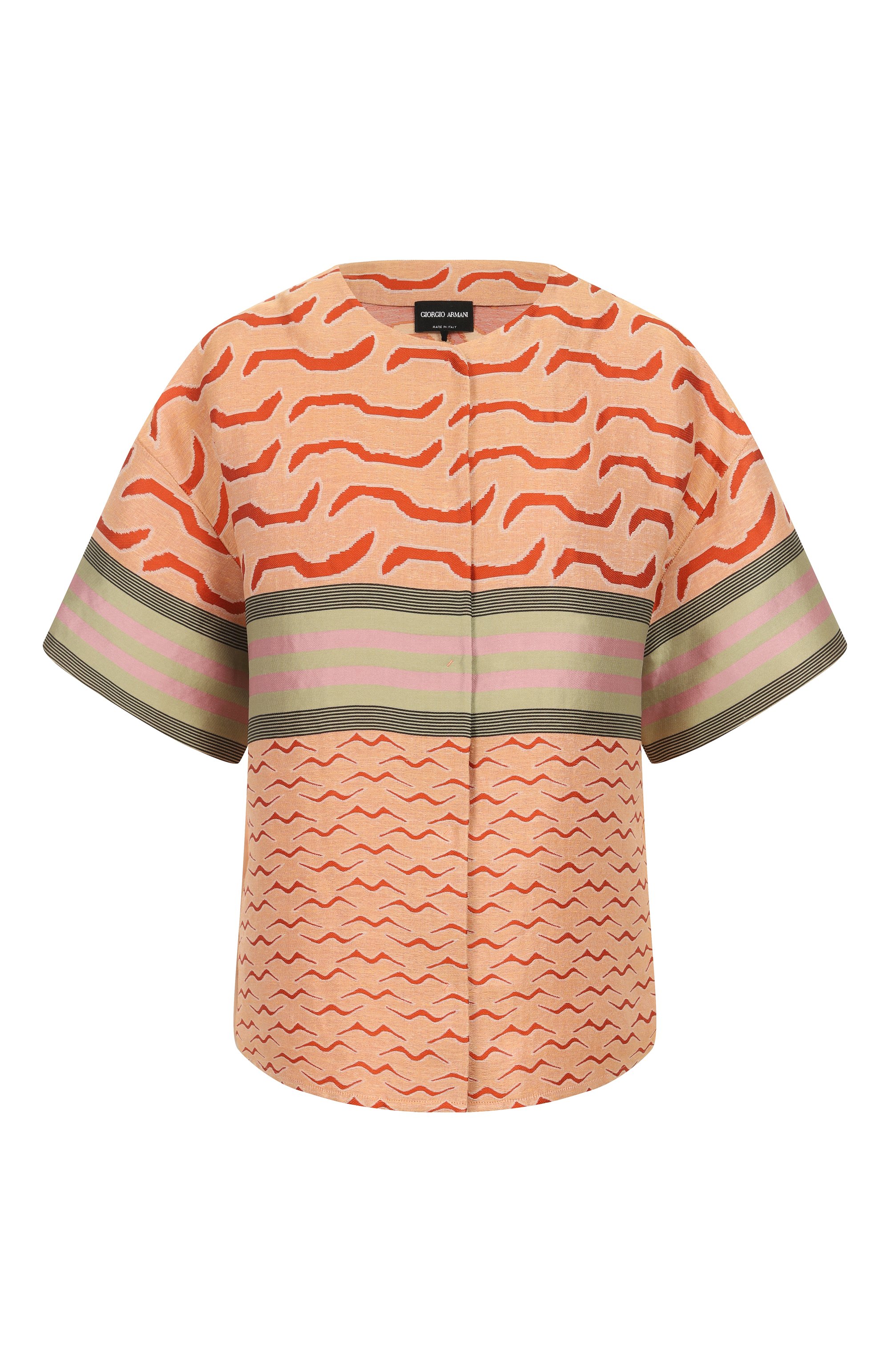 Жакет изо льна и хлопка GIORGIO ARMANI, арт. GW001423/TE13928, фото 1