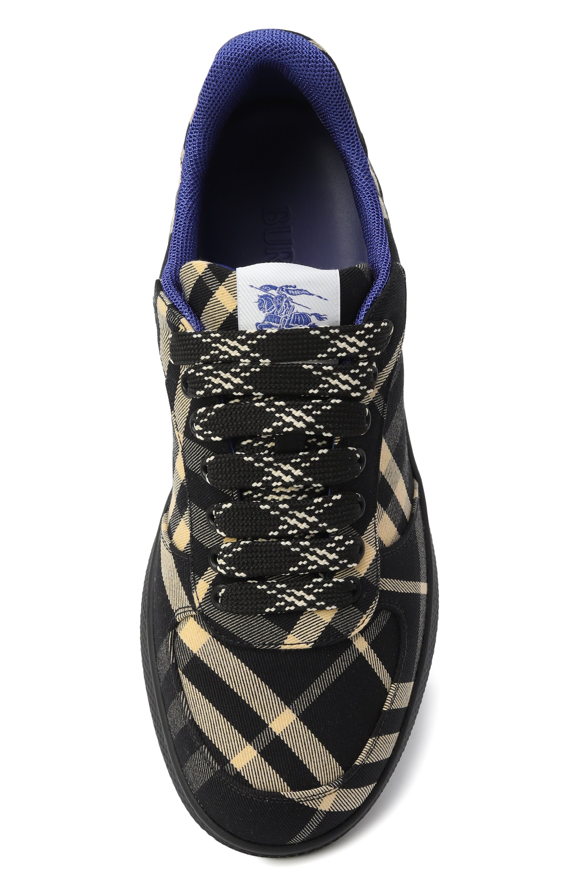 Текстильные кеды terrace BURBERRY, арт. 8095274, фото 6