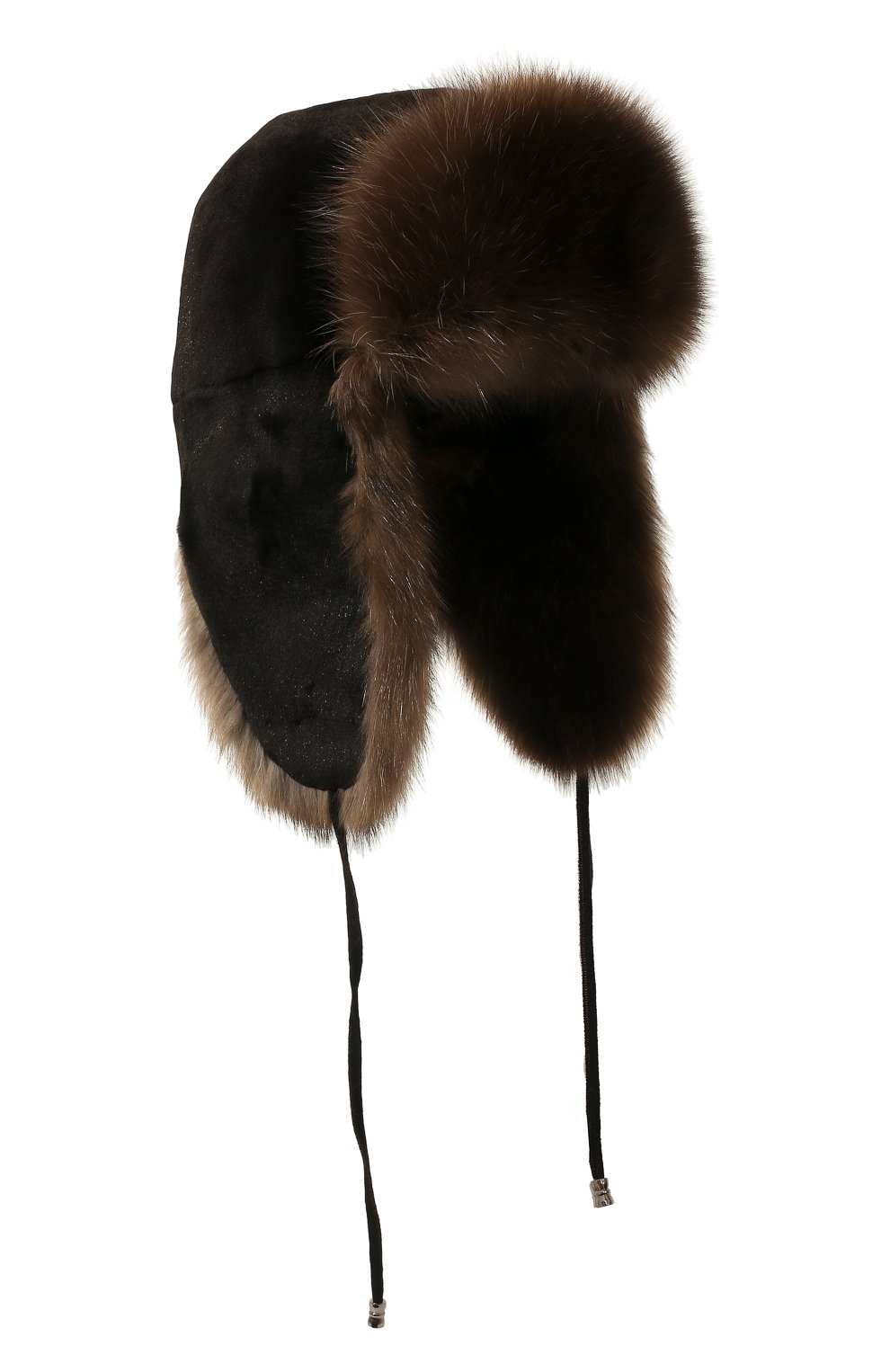 Меховая шапка-ушанка из норки и соболя VICTORIA KUSENKOVA, арт. 091513504094, фото 1