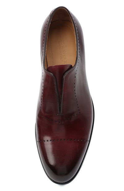 Кожаные оксфорды KITON, арт. USSMARIN00100, фото 5