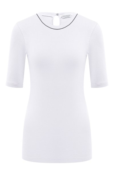 Женский хлопковый топ BRUNELLO CUCINELLI, арт. M0TC8BJ310